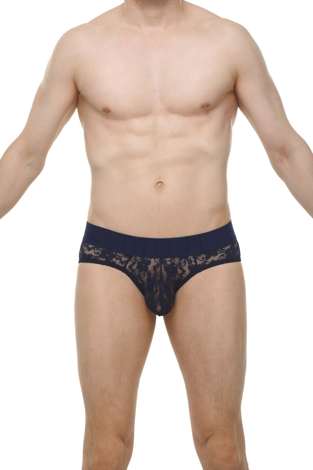 PetitQ Brief Dome Lace Navy