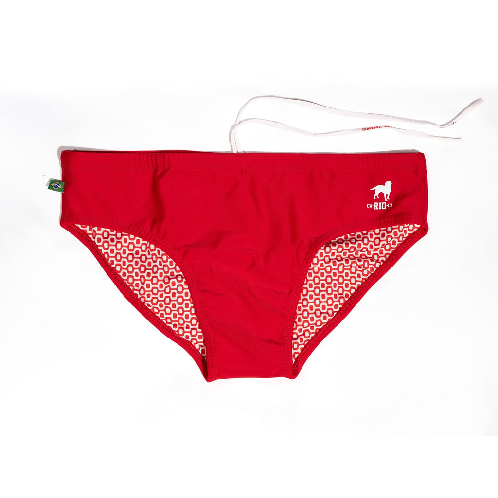 CA-RIO-CA Brief Cut Solids Sunga - Male Bathing Suit