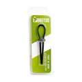Black silicone cock ring from brutus designed with tight and hard adjustable fit for 5mm size