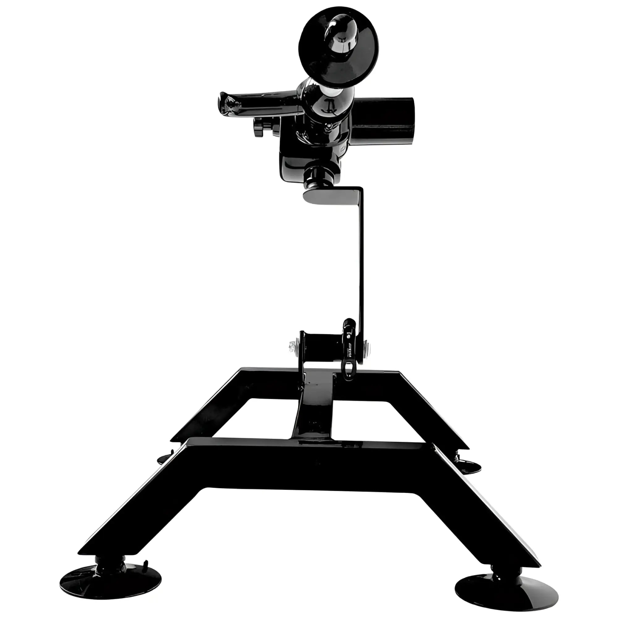 Black metal adjustable tripod telescope stand with suction cups included for stability in brutus xtreme adjustable fuck machine 2.0