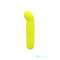 A sleek lime green silicone vibrato bswish bcute curve infinite classic citrus yellow with smooth curved design and subtle branding