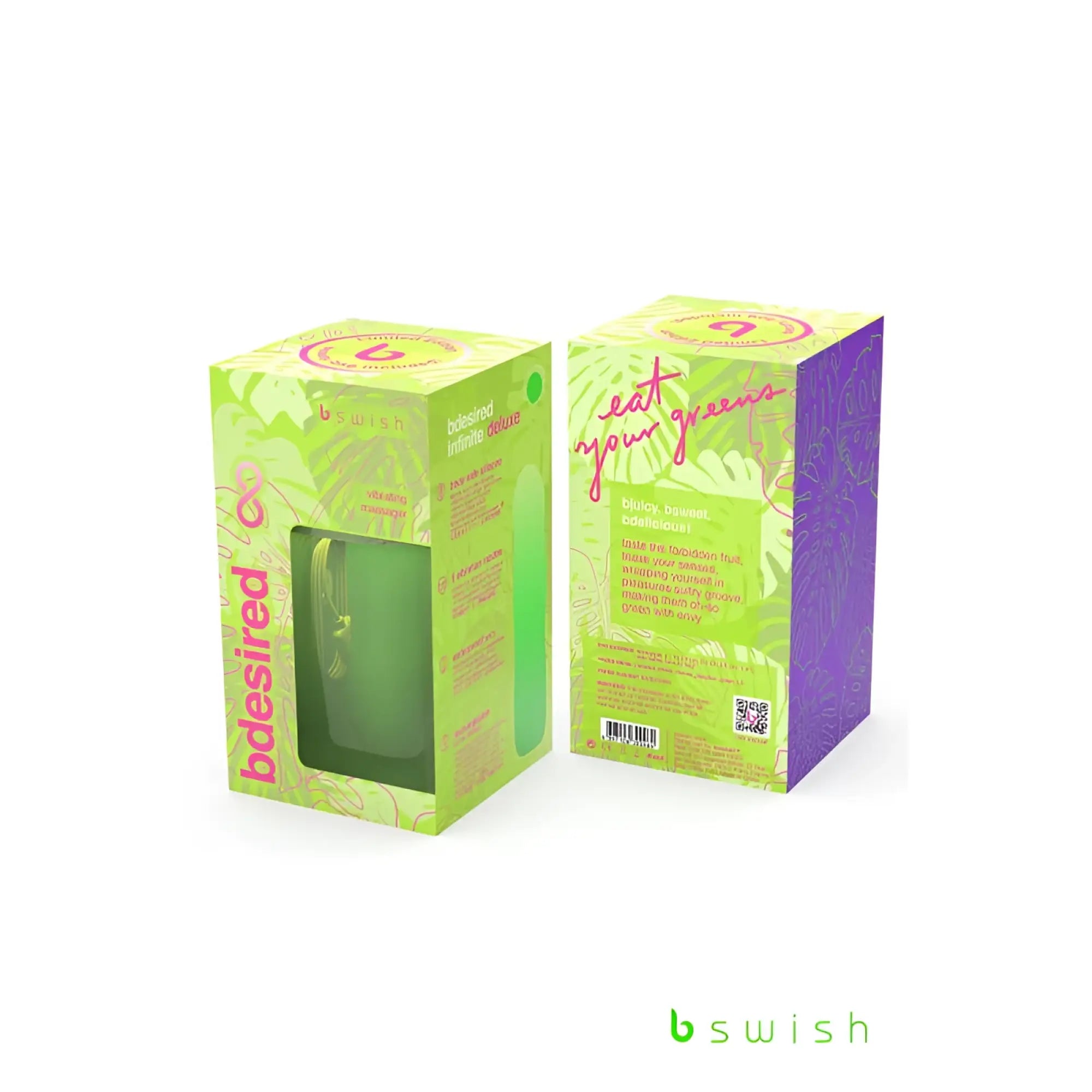 A vibrant green glass water bottle with sleek modern design and matching lid bswish bdesired infinite deluxe paradise green