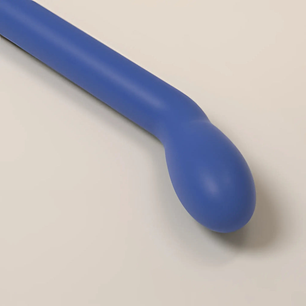 Bswish Bgee Classic Denim blue silicone ear cleaning tool with rounded tapered end for gentle ear care