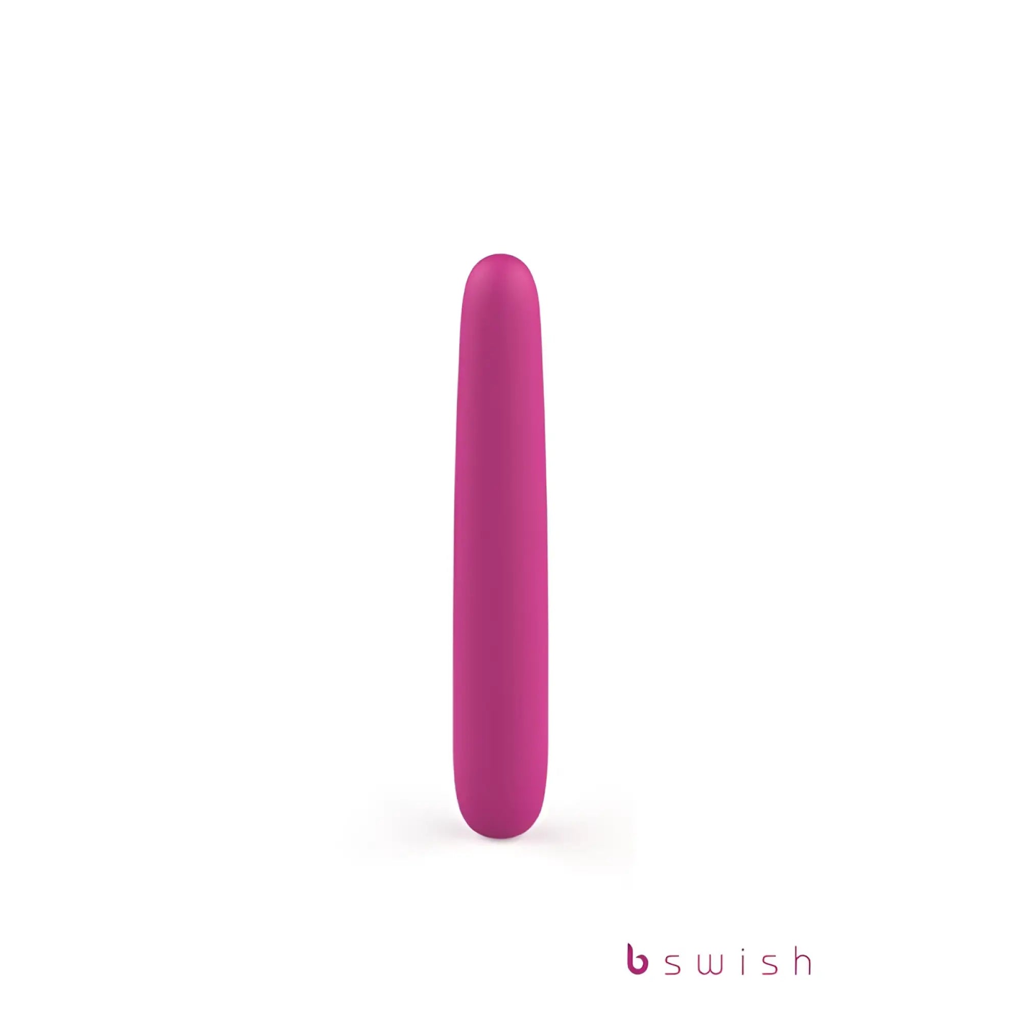 Bswish Bgood Infinite Deluxe Rose sleek magenta cylindrical vibrator with smooth matte finish and rounded design