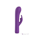 Bswish bwild bunny infinite deluxe purple silicone rabbit-shaped vibrator with smooth matte finish and ergonomic design