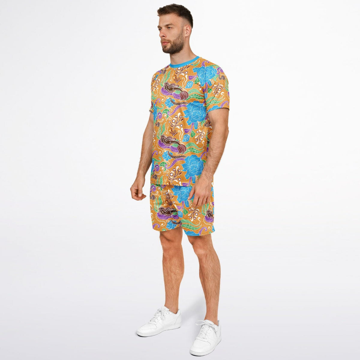 Maris Equi Batik Shorts and Top Set For Men