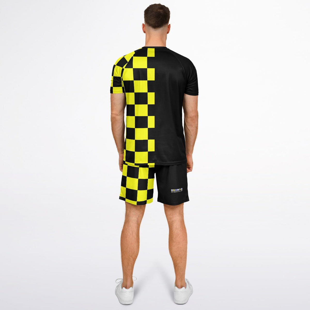 Maris Equi Men's Signals "STOP" Nautical Flag Inspired Shorts And Top Set