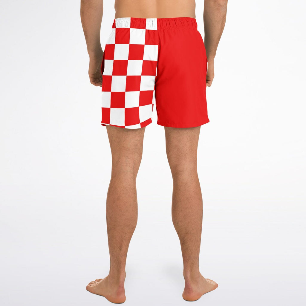 Maris Equi Signals Nautical Inspired Men's Swim Shorts - DANGER