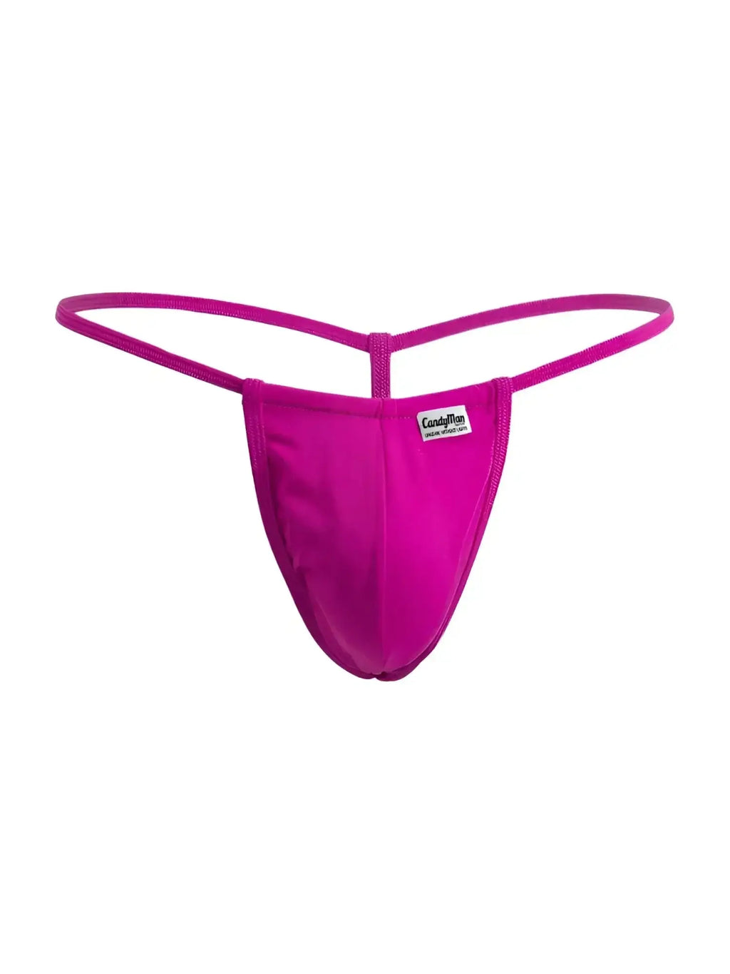 CandyMan 9586 G-String in magenta, front product view on a white background.