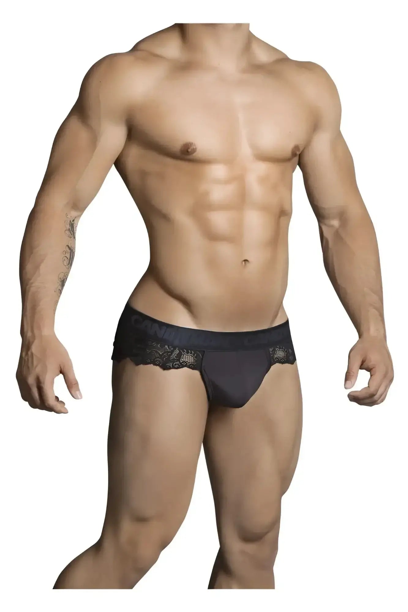 Black lace-trimmed calvin klein briefs thong in black color featuring delicate lace detail for stylish comfort