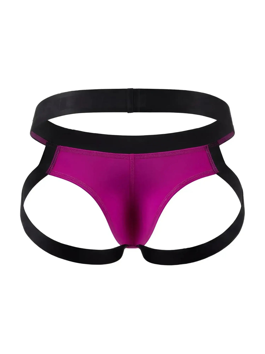 Front view of CandyMan 99925 jockstrap in magenta.