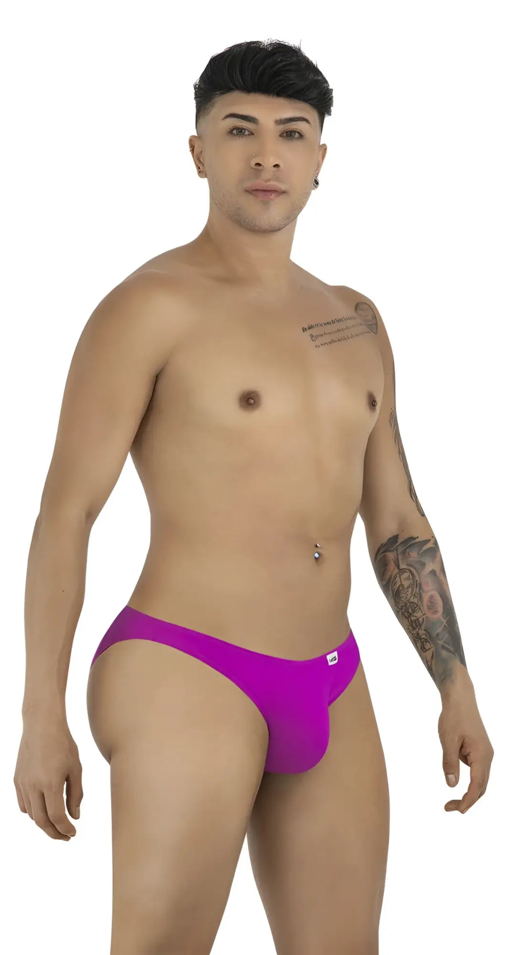 CandyMan 99928 magenta bikini underwear, shown in a front three-quarter product view.