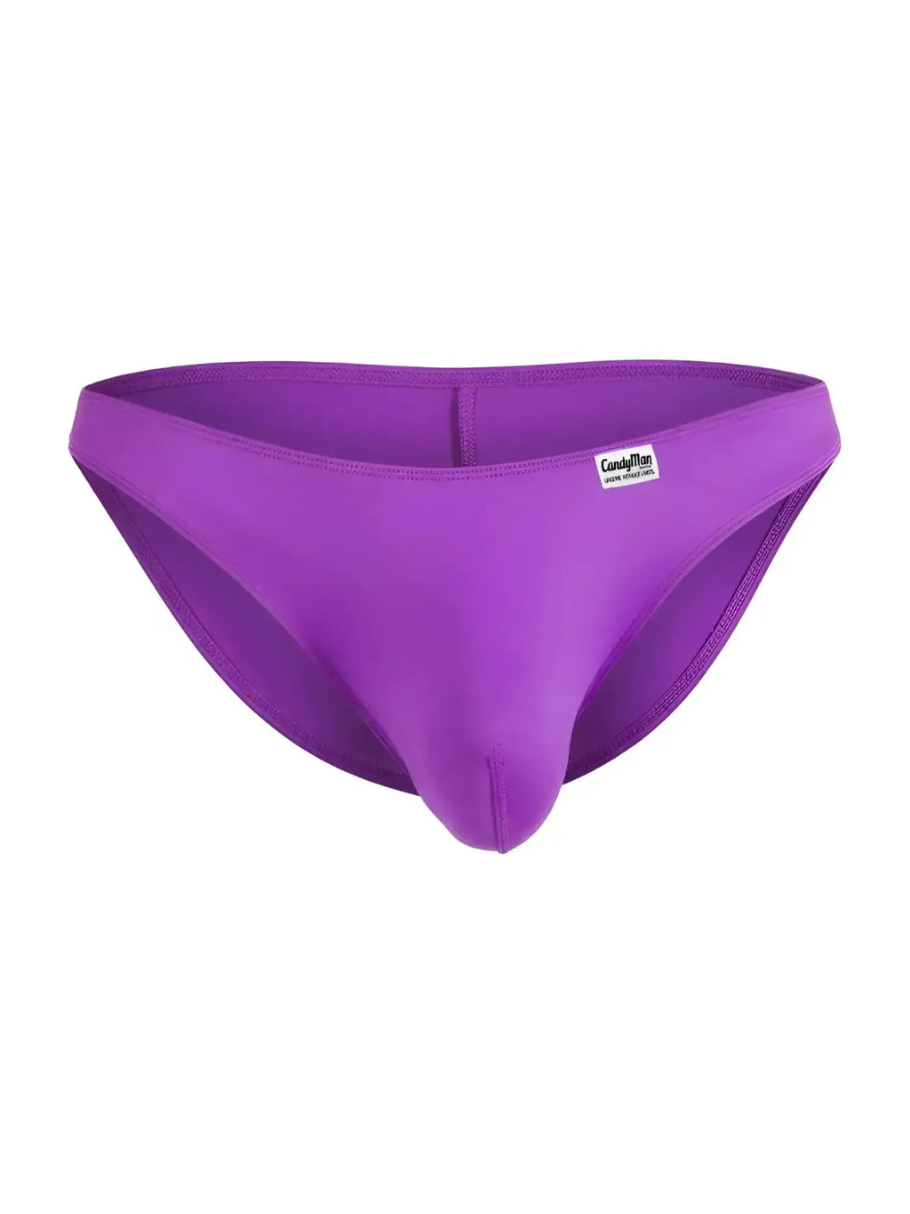Front view of the CandyMan 99928 orchid bikini brief underwear.