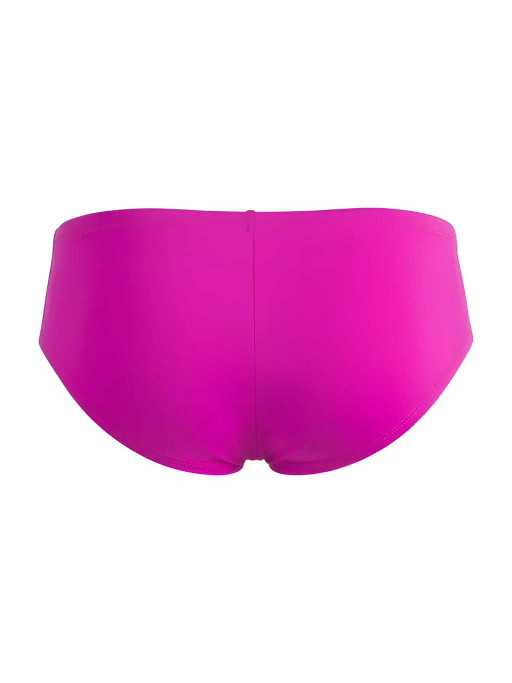 Back view of CandyMan 99943 trunks in solid magenta, featuring a smooth, form-fitting design with center seam detail.
