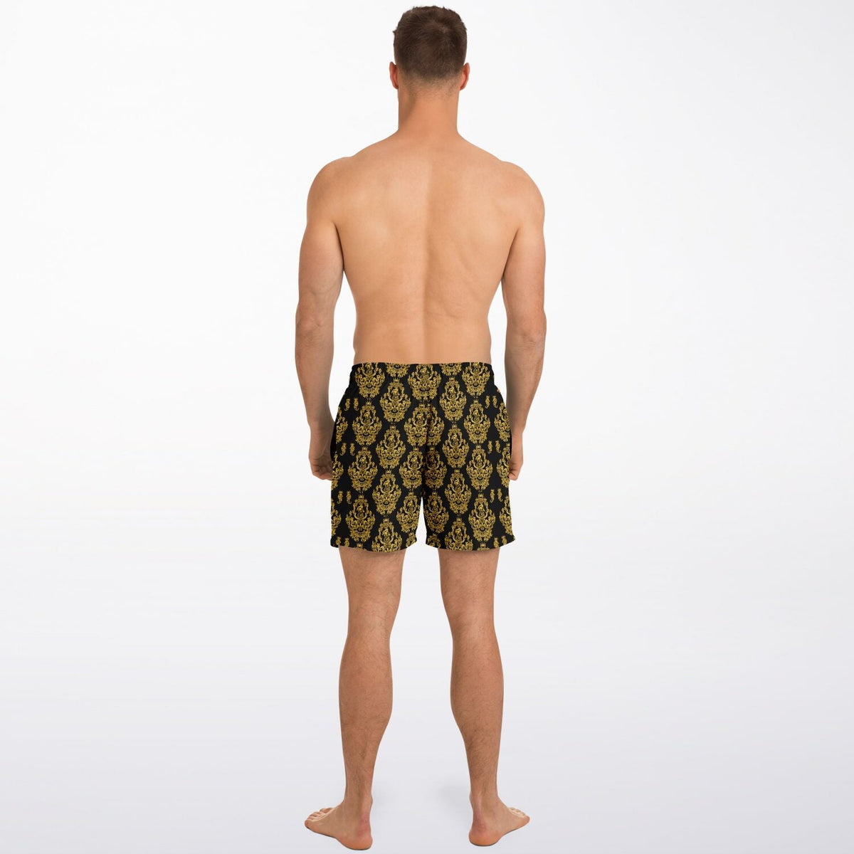 Maris Equi Gold Baroque Men's Swim Shorts