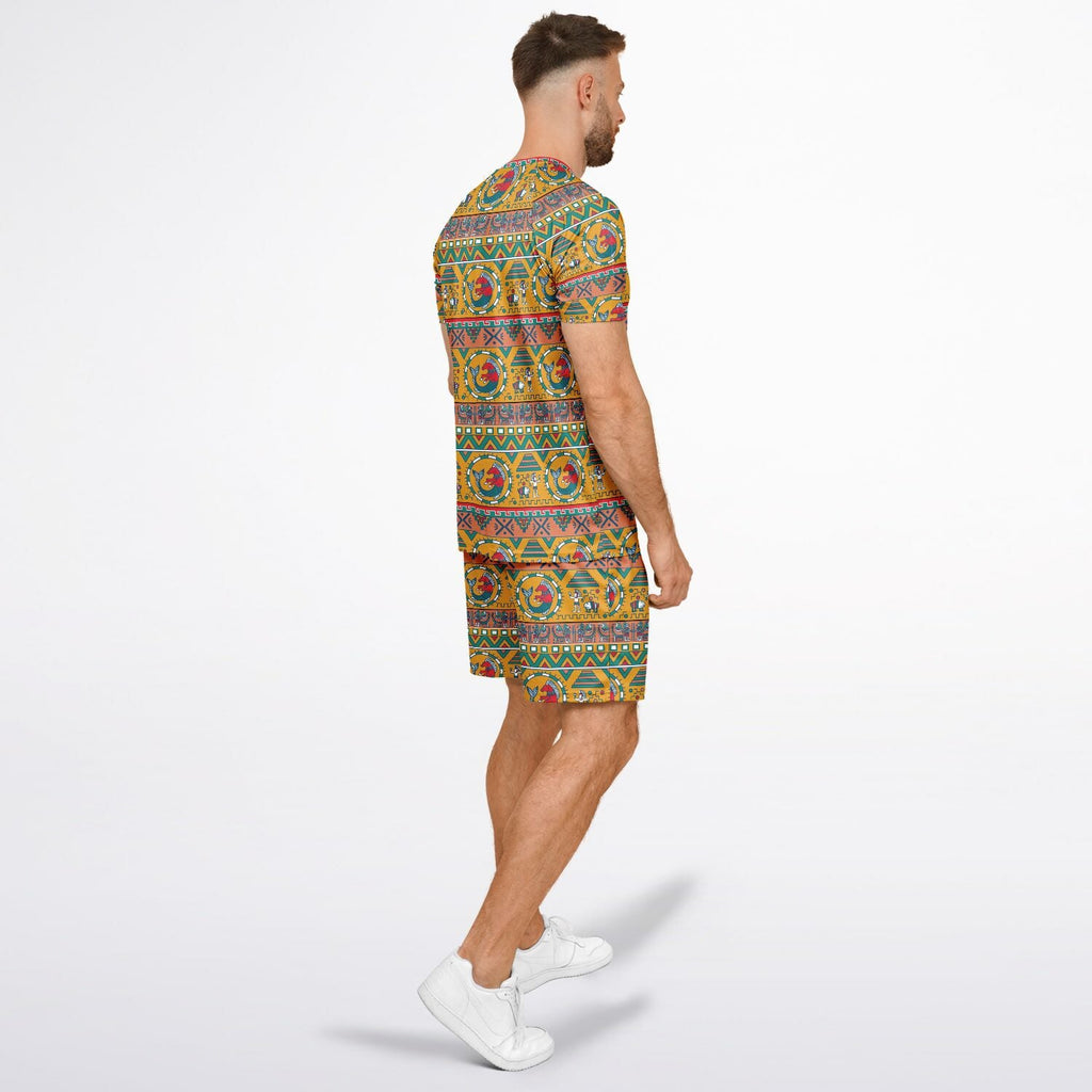 Maris Equi Aztec Shorts And Top Set For Men