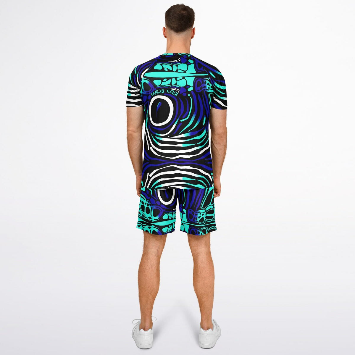 Maris Equi Angelfish Print Shorts And Top Set For Men