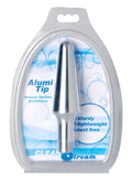 Silver aluminum shower tip for cleanstream alumitip enema nozzle tip designed for effective cleansing