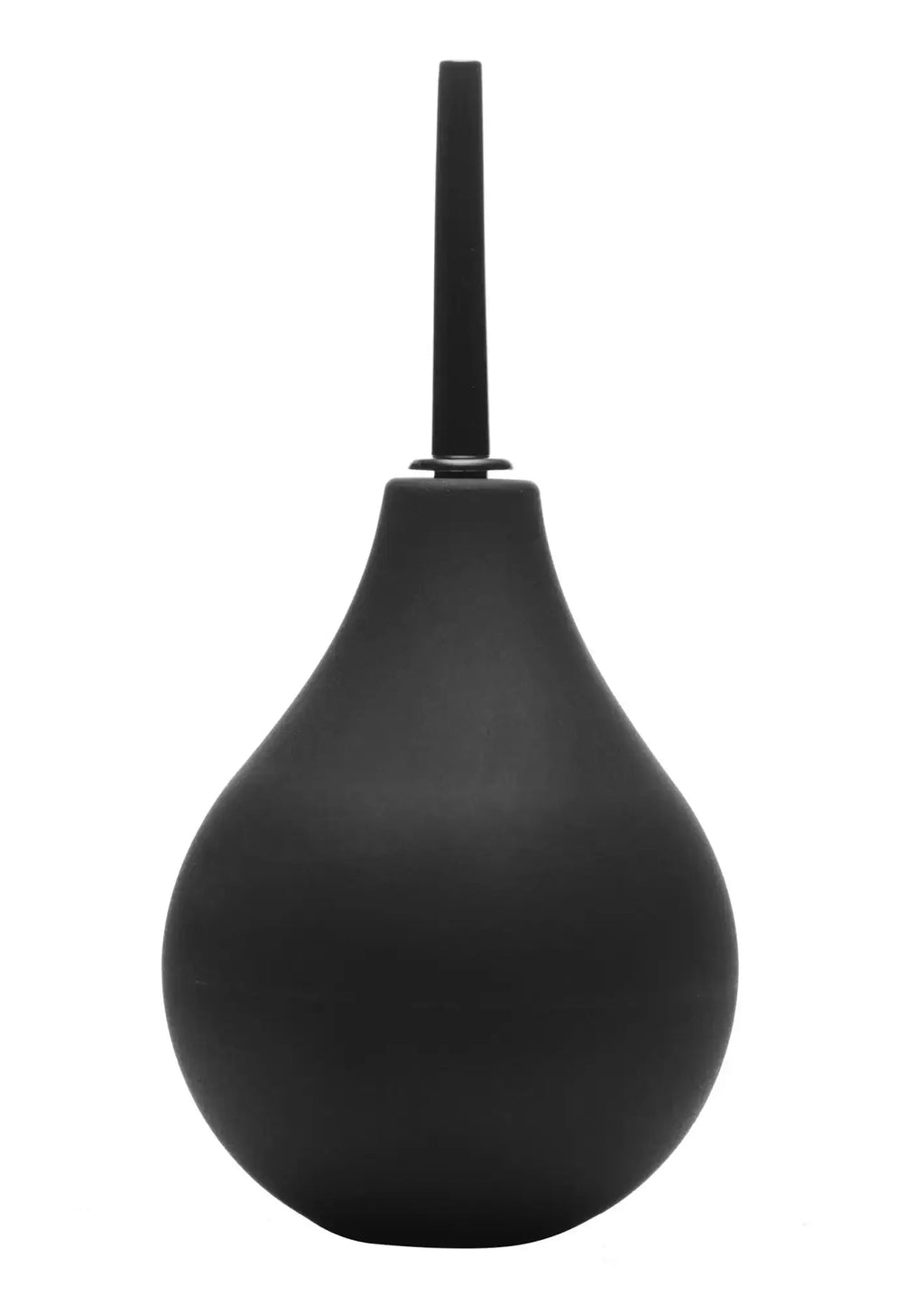 Black rubber suction blower with slender handle cleanstream thin tip silicone enema bulb for easy cleaning