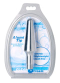 Silver aluminum shower tip for cleanstream alumitip enema nozzle tip designed for effective cleansing