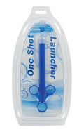Cleanstream one shot launcher blue plastic single use launcher in clear packaging for easy application