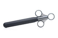 Cleanstream smooth silicone lubricant launcher with black ergonomic handle and sleek silver metallic head with three rings