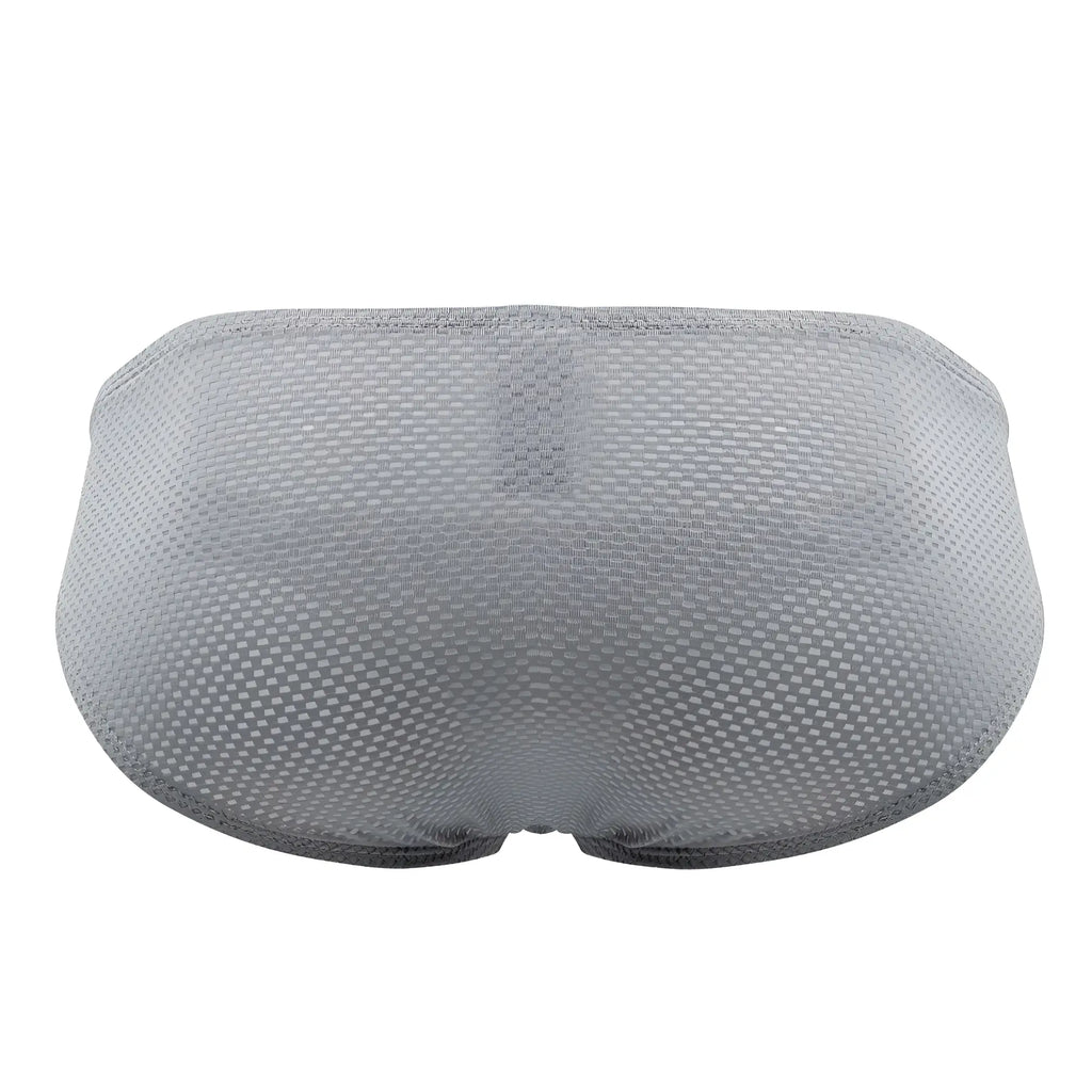 Gray mesh briefs clever 0535-1 kroma bikini with textured breathable fabric design for comfortable wear