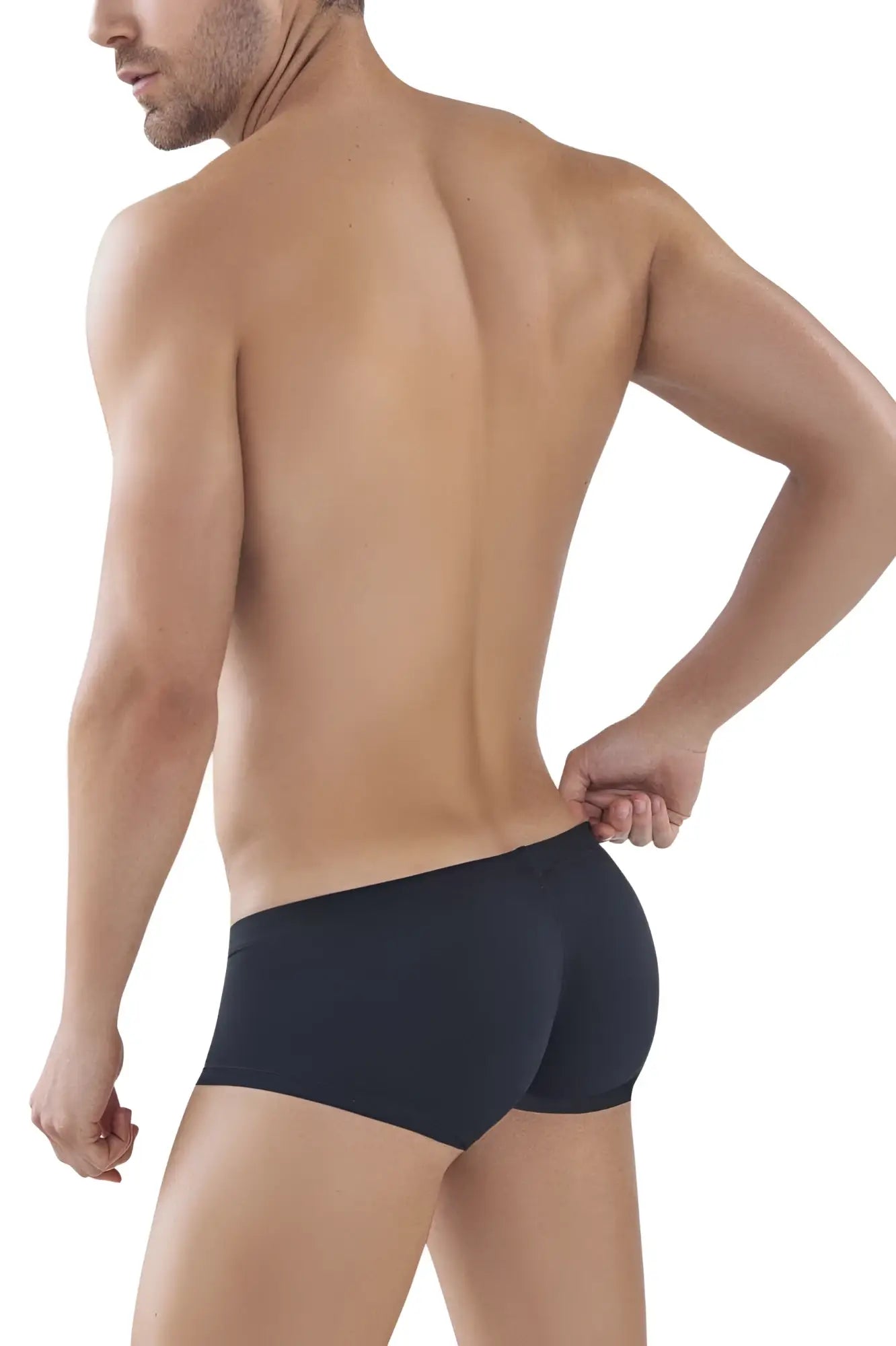 Black clever 0872 latin trunks briefs with smooth form-fitting design for comfortable everyday wear