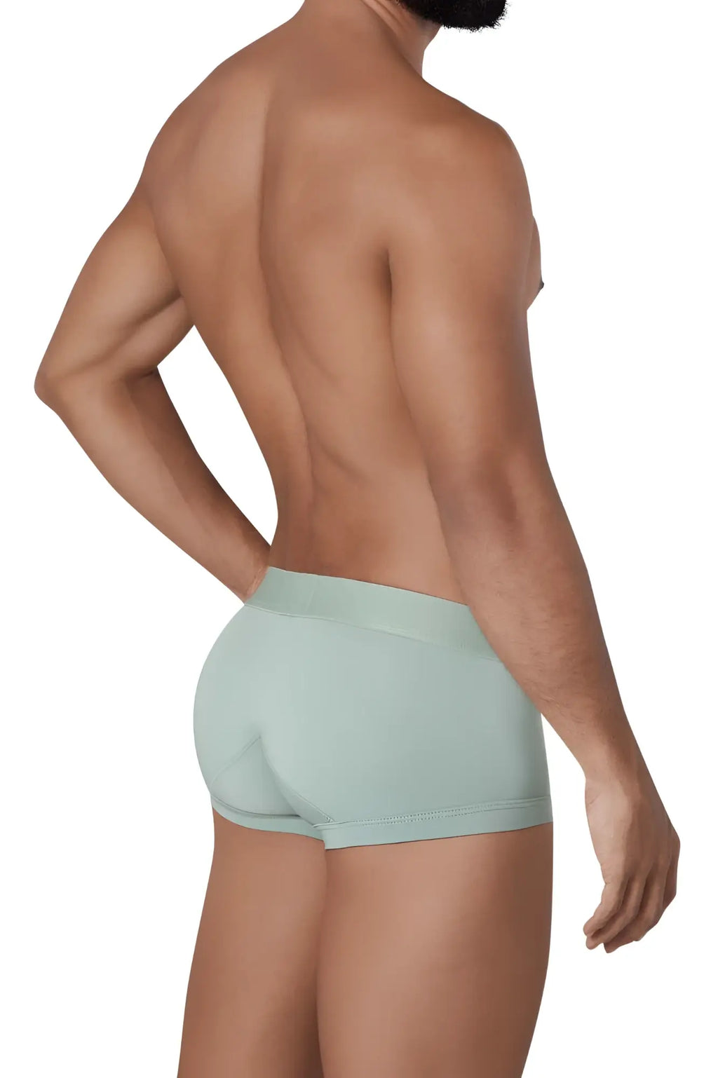 Light green clever 1306 tribe trunks men’s briefs with form-fitting design and smooth fabric finish