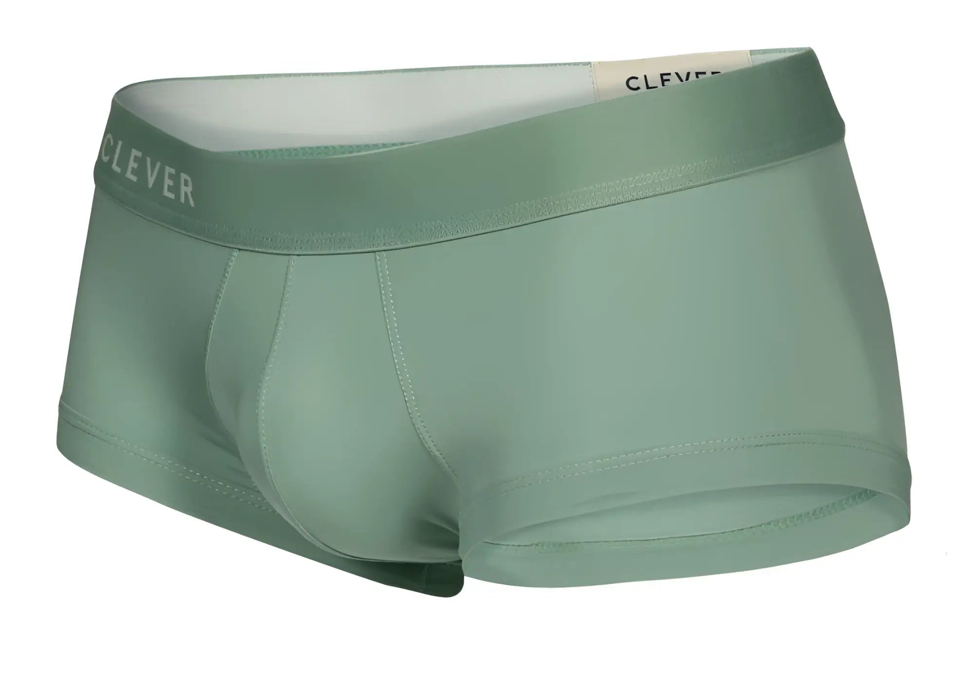 Clever 1306 tribe trunks green briefs with smooth stretchy fabric and subtle stitching details in mint color