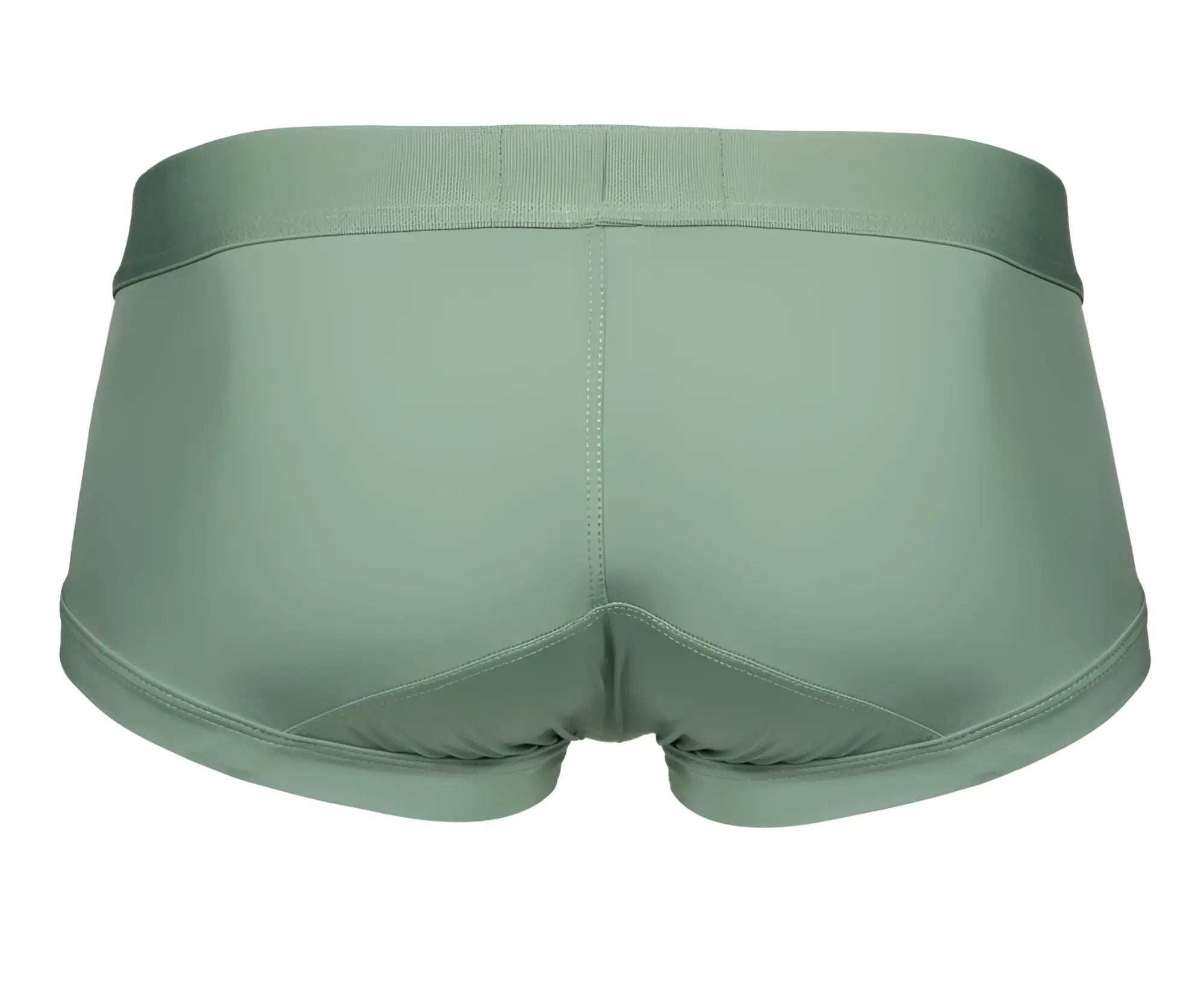 Clever 1306 tribe trunks green men’s briefs with sleek sage green fabric waistband and tailored smooth seams