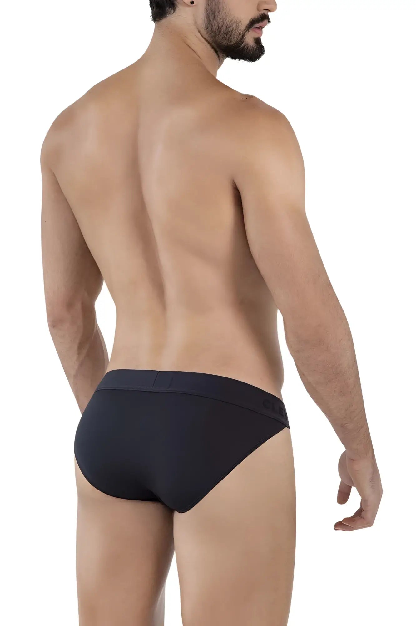 Black clever 1627 deseo bikini briefs with smooth form-fitting design and subtle logo on the waistband