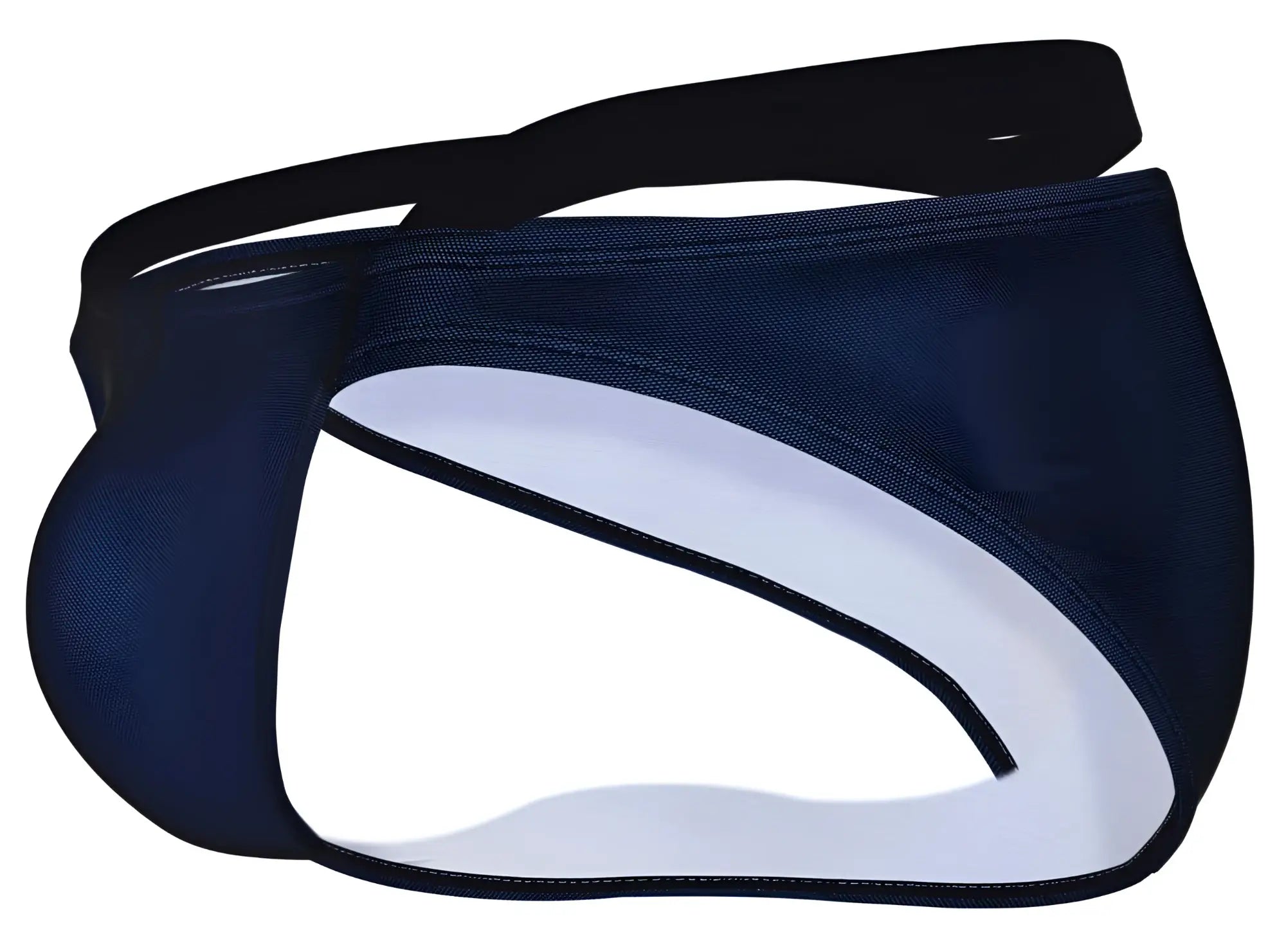 Navy blue clever 1675 eroticism bikini briefs with white mesh lining and black elastic waistband for comfortable wear