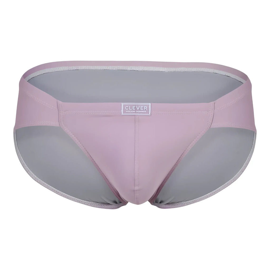Pink and gray clever 1744 spring men’s briefs with sleek modern design and comfortable fit