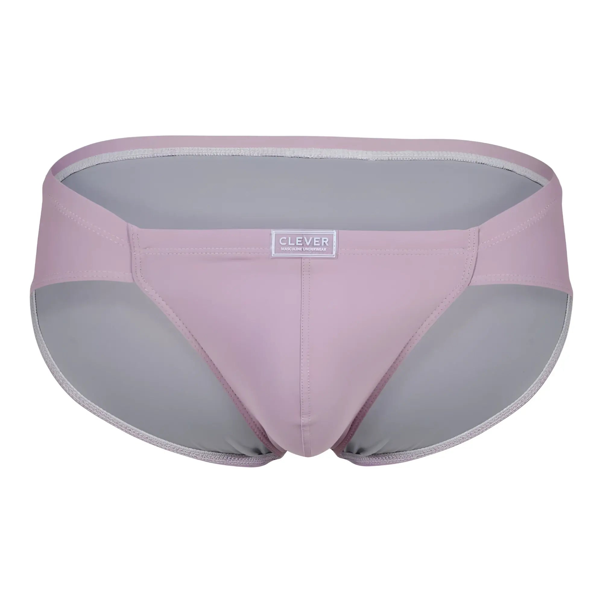 Pink and gray clever 1744 spring men’s briefs with sleek modern design and comfortable fit