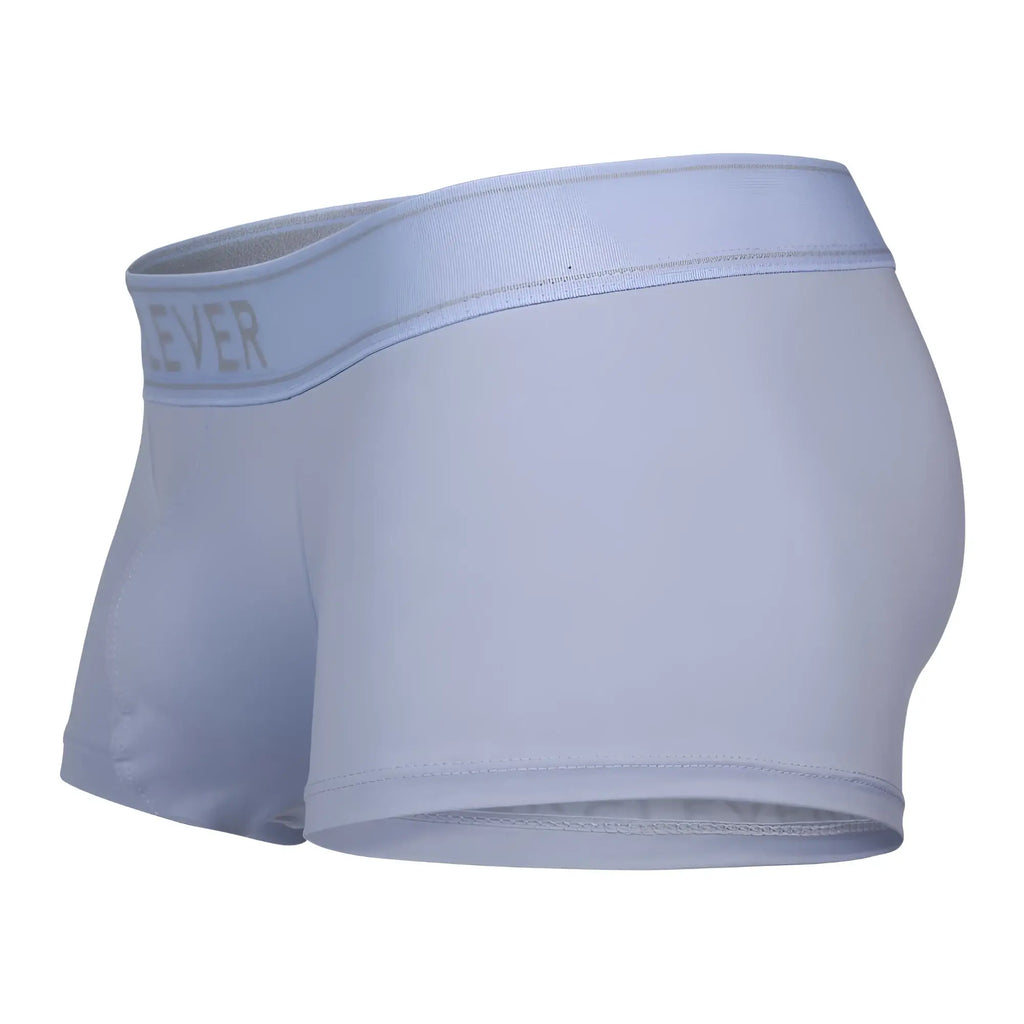 Light blue clever 1751 craftiness form-fitting boxer briefs with matching ever logo waistband for comfortable wear