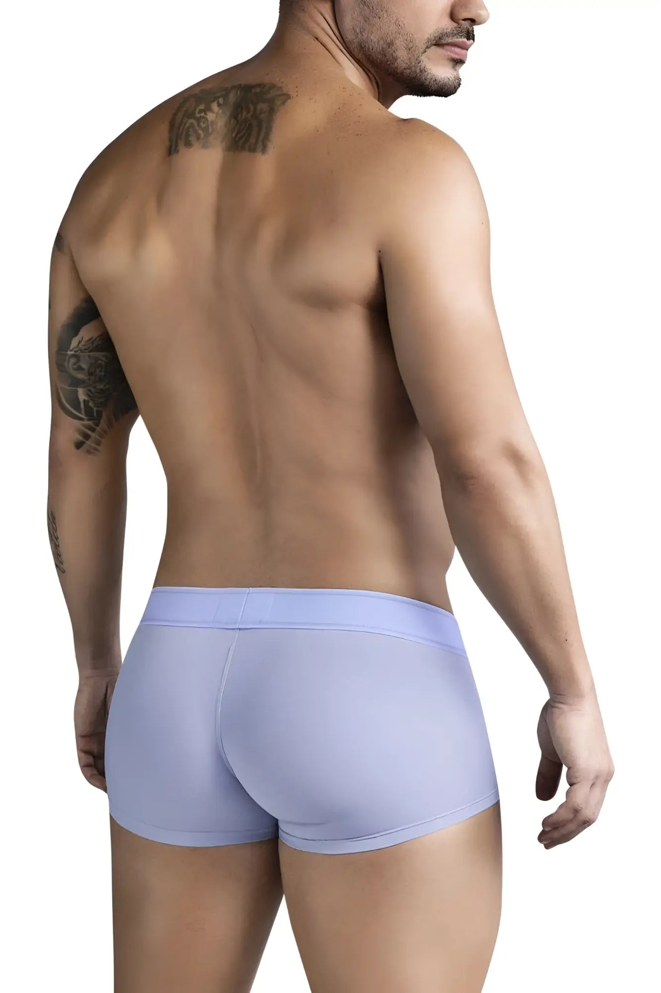 Light purple clever 1751 craftiness trunks men’s briefs with smooth fabric waistband in form-fitting design