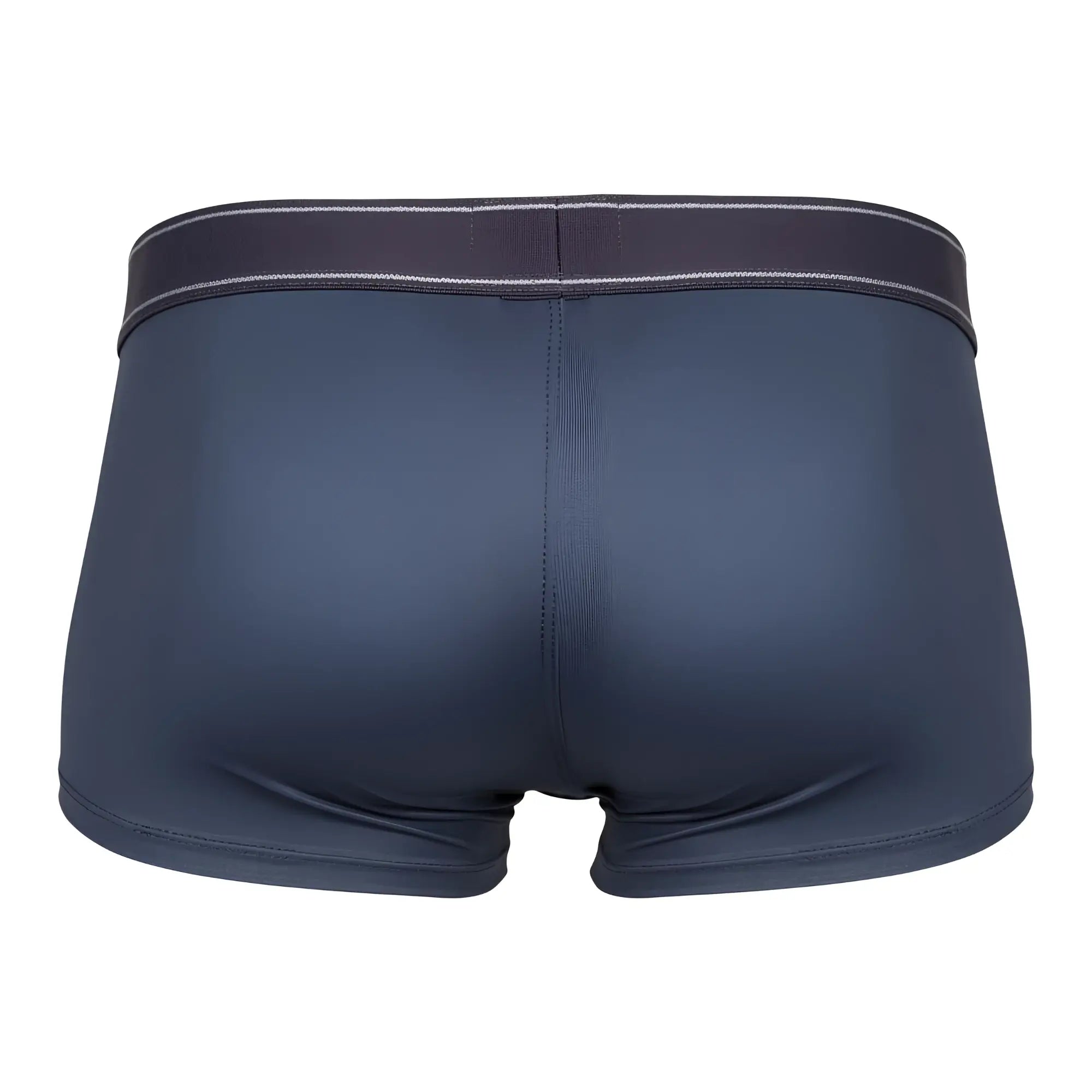 Clever 1751 craftiness trunks dark gray dark navy blue briefs with matching elastic waistband and subtle white stitching