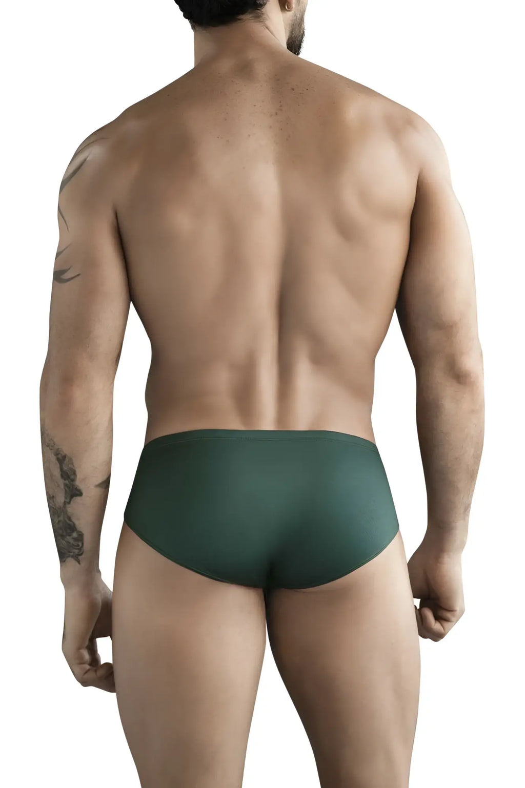 Dark green clever 1775 optimo briefs with a smooth texture ideal for comfortable everyday wear