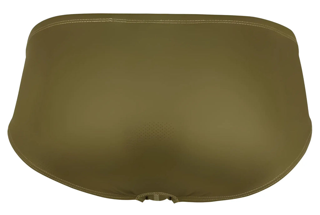 Olive green padded seat cover with stitched edges and textured surface for clever 1775 optimo briefs color green