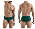 Dark green clever 1776 venecia briefs with form-fitting fit and subtle elastic waistband featuring clever branding