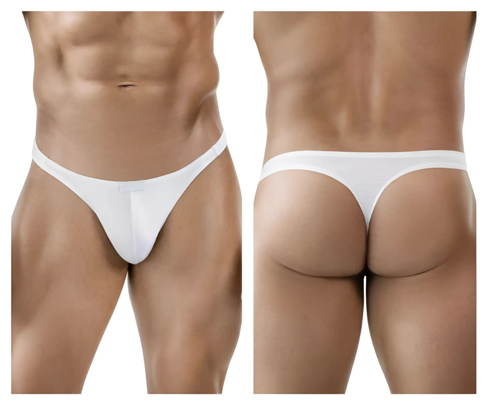 White clever 1830 desirable thong underwear with a smooth seamless design for comfortable everyday wear