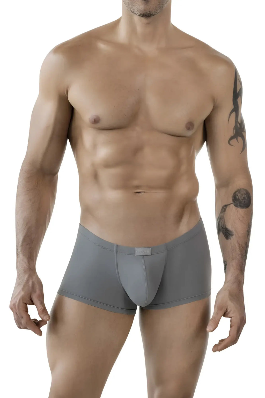 Clever 1842 Buenavista gray men’s briefs with smooth form-fitting fabric and subtle front pouch design