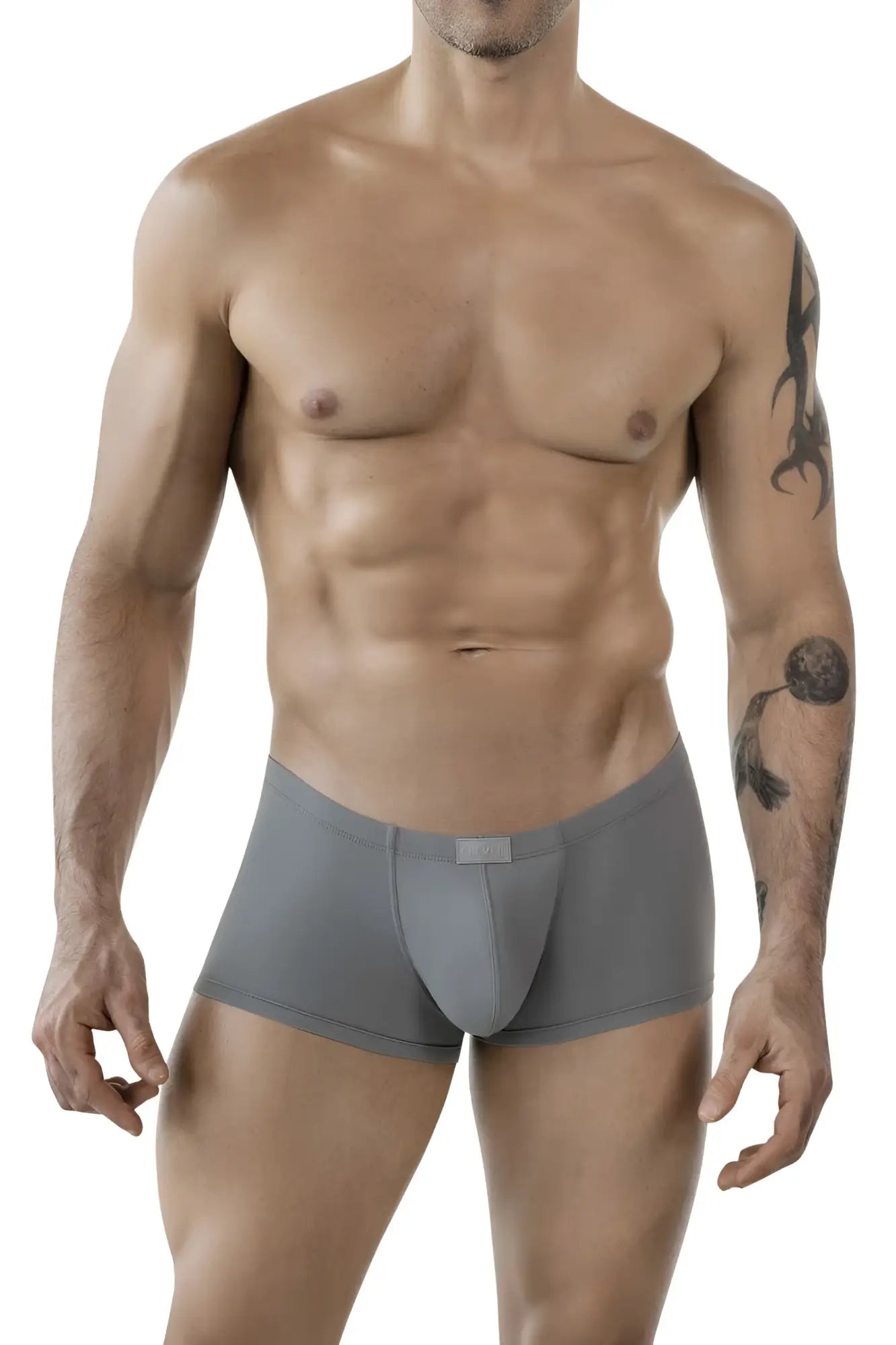 Clever 1842 Buenavista gray men’s briefs with smooth form-fitting fabric and subtle front pouch design