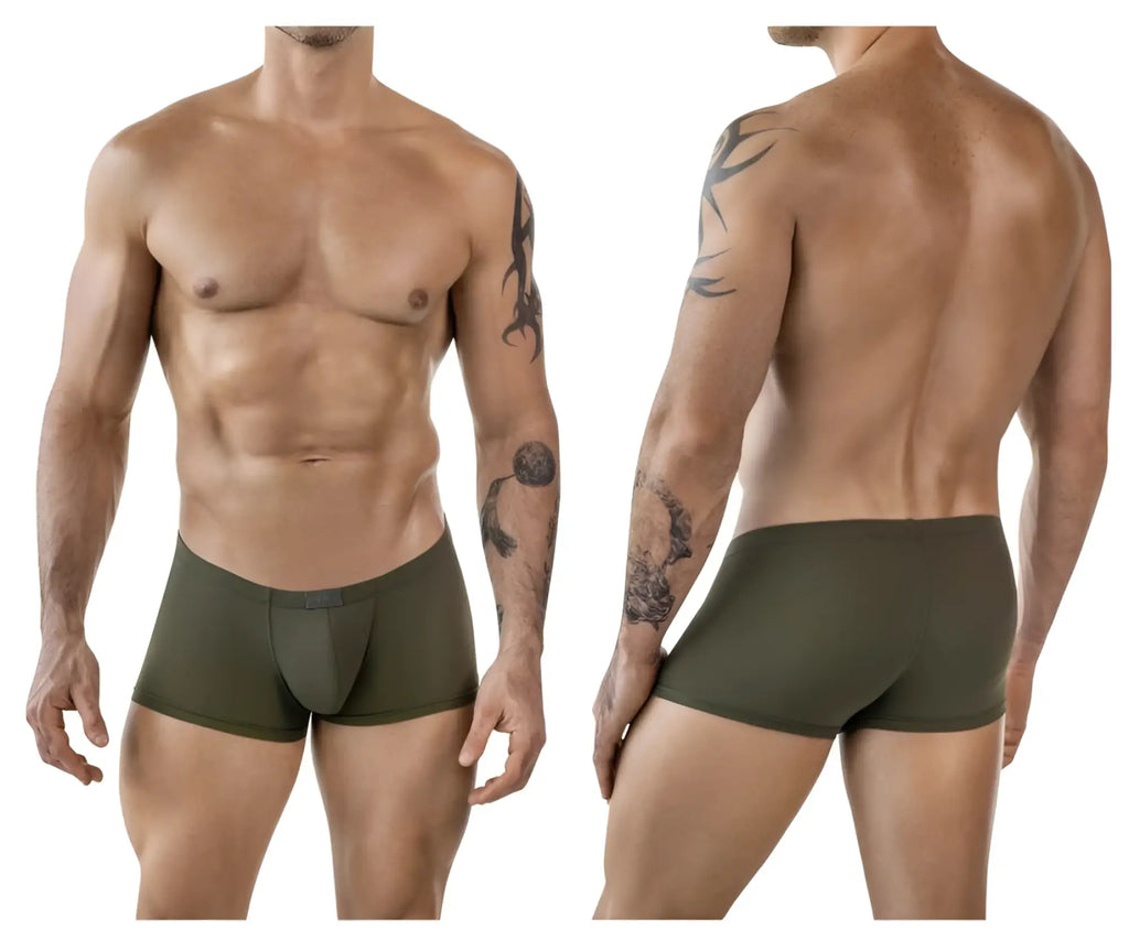 Olive green clever 1842 buenavista men’s briefs with contoured design and elastic waistband for comfortable fit