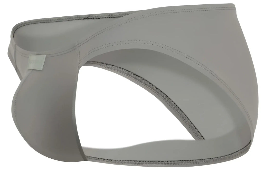 Gray clever 1843 buenavista bikini briefs with contoured design and reinforced stitching for athletic use