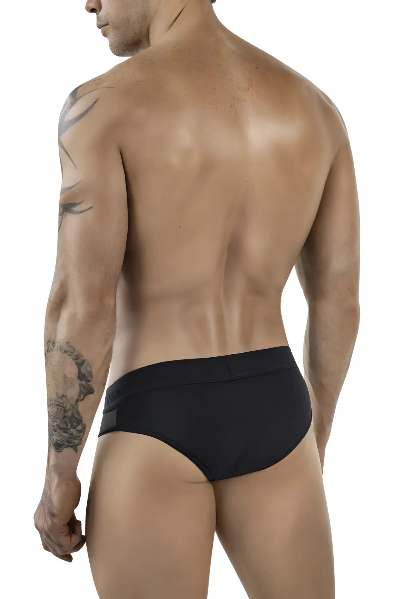 Black clever 1849 eros bikini briefs with a smooth form-fitting design ideal for comfortable everyday wear