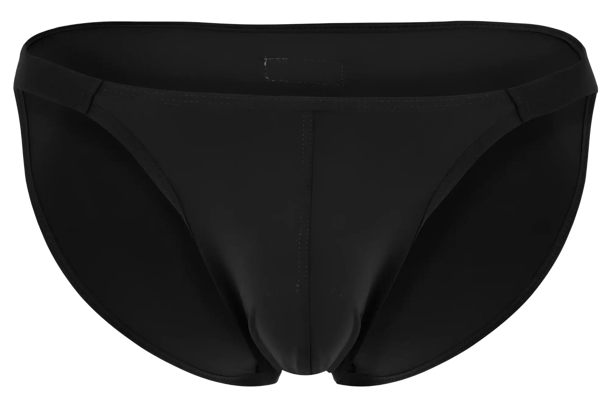 Black briefs clever 1865 oomph bikini with smooth seamless construction and form-fitting design in black color