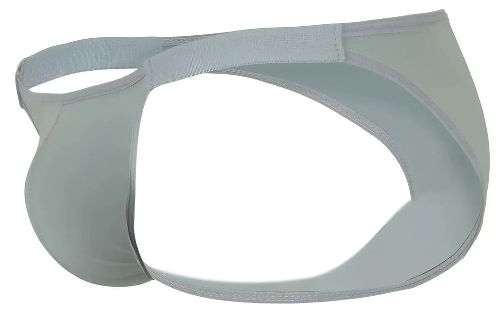 Light gray clever 1865 oomph bikini briefs with seamless fabric contoured design and elastic waistband