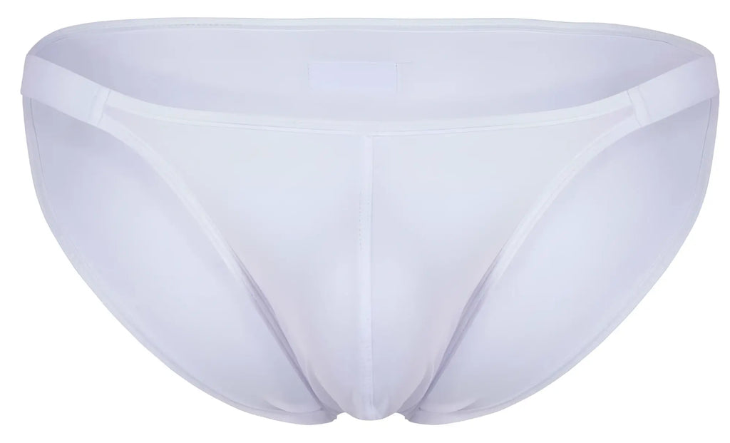 Clever 1865 oomph bikini seamless white briefs with smooth fabric finish and minimalistic design
